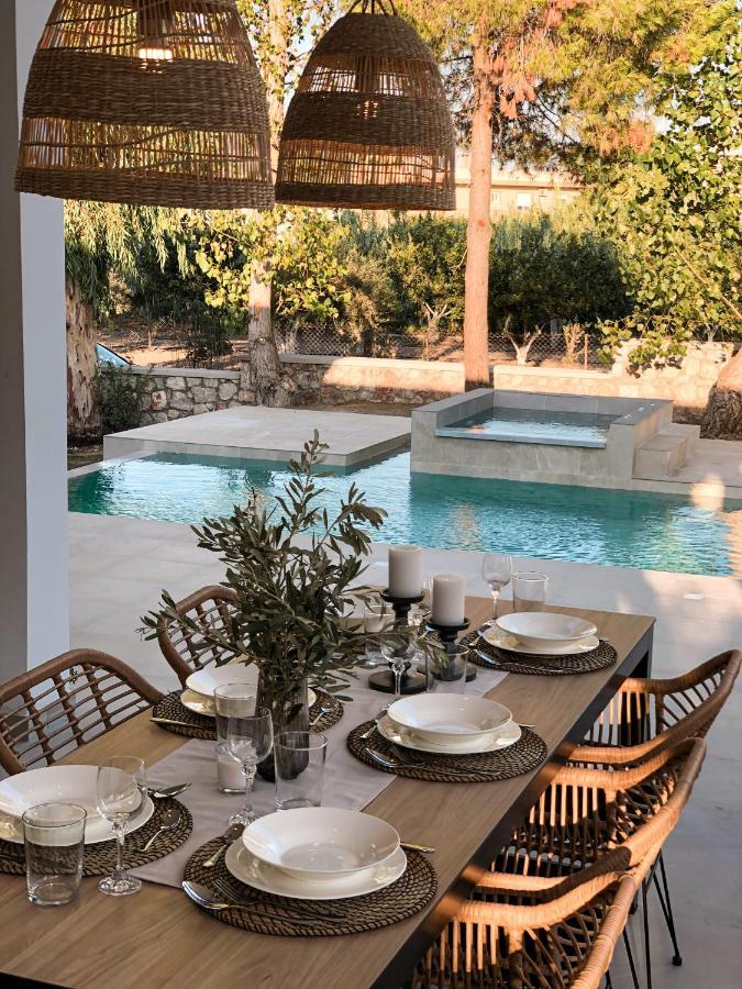 Luxury Villa Anemone With Private Pool Pastida Bagian luar foto